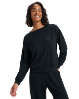 The Roxy Womens Surfing By Moonlight Sweatshirt in Anthracite