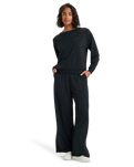 The Roxy Womens Surfing By Moonlight Sweatshirt in Anthracite