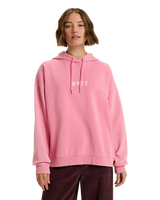 The Roxy Womens Lineup Oversized Hoodie in Pink Cosmos