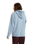 The Roxy Womens Surf Stoked Art Hoodie in Blue Blizzard
