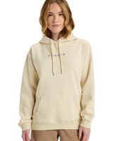 The Roxy Womens Surf Stoked Brushed Hoodie in Parchment