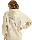 The Roxy Womens Surf Stoked Brushed Hoodie in Parchment