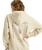 The Roxy Womens Surf Stoked Brushed Hoodie in Parchment