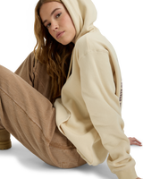 The Roxy Womens Surf Stoked Brushed Hoodie in Parchment