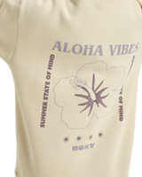 The Roxy Womens Surf Stoked Brushed Hoodie in Parchment