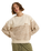 The Roxy Womens Gone Wild Sweatshirt in Parchment Animal Floral
