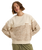 The Roxy Womens Gone Wild Sweatshirt in Parchment Animal Floral