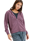 Surfing By Daylight Full Zip Hoodie in Huckleberry