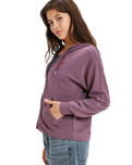 Surfing By Daylight Full Zip Hoodie in Huckleberry