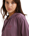 Surfing By Daylight Full Zip Hoodie in Huckleberry