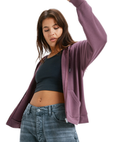 Surfing By Daylight Full Zip Hoodie in Huckleberry
