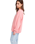 The Roxy Womens Lineup Oversized Sweatshirt in Plumeria