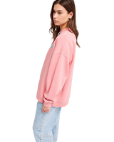 The Roxy Womens Lineup Oversized Sweatshirt in Plumeria
