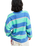 Strictly Stripes Oversized Sweatshirt in Katydid Stripy Soul