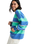 Strictly Stripes Oversized Sweatshirt in Katydid Stripy Soul