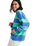 Strictly Stripes Oversized Sweatshirt in Katydid Stripy Soul