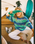 Strictly Stripes Oversized Sweatshirt in Katydid Stripy Soul