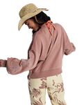 Flower Song Sweatshirt in Brownie