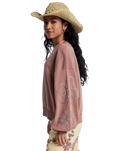 Flower Song Sweatshirt in Brownie