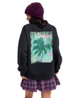 The Roxy Womens Lineup Sweatshirt in Anthracite