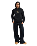 The Roxy Womens Surf Stoked Hoodie in Anthracite