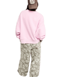 The Roxy Womens Solar Rush Sweatshirt in Pink Lavender