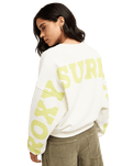 The Roxy Womens Frostbeam Sweatshirt in Coconut Milk