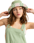 The Roxy Womens Jasmine Paradise Bucket Hat in Basil Party Waves