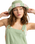 The Roxy Womens Jasmine Paradise Bucket Hat in Basil Party Waves