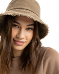 The Roxy Womens Victim Of Love Bucket Hat in Portabella