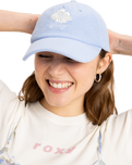 The Roxy Womens Brave Lineup Baseball Cap in Grapemist
