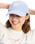 The Roxy Womens Brave Lineup Baseball Cap in Grapemist