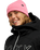 The Roxy Womens Tropical Snow Beanie in Pink Carnation