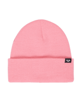 The Roxy Womens Tropical Snow Beanie in Pink Carnation