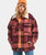 The Roxy Womens Passage Of Time Jacket in Bitter Chocolate Hallo Plaid