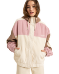 The Roxy Womens Strike A Cord Jacket in Parchment