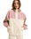 The Roxy Womens Strike A Cord Jacket in Parchment
