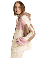 The Roxy Womens Strike A Cord Jacket in Parchment