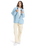 The Roxy Womens The Ocean Is Calling Jacket in Light Blue