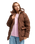 The Roxy Womens Seaside Memories Jacket in Chestut