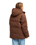 The Roxy Womens Seaside Memories Jacket in Chestut