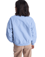The Roxy Womens Sweet Talk Aviator Jacket in Blue Blizzard
