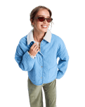 The Roxy Womens Not So Basic Jacket in Beau Blue
