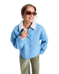 The Roxy Womens Not So Basic Jacket in Beau Blue