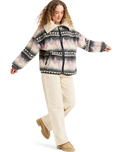 The Roxy Womens Feels Like Winter Jacket in Parchment Feel Like Winter