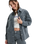 The Roxy Womens Chloe Kim Pop Stitch Shacket in True Black