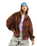 The Roxy Womens Have A Blast Jacket in Chestut