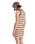 Iconic Days Stripe Dress in French Roast Hey Day Stripe