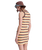 Iconic Days Stripe Dress in French Roast Hey Day Stripe