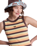 Iconic Days Stripe Dress in French Roast Hey Day Stripe